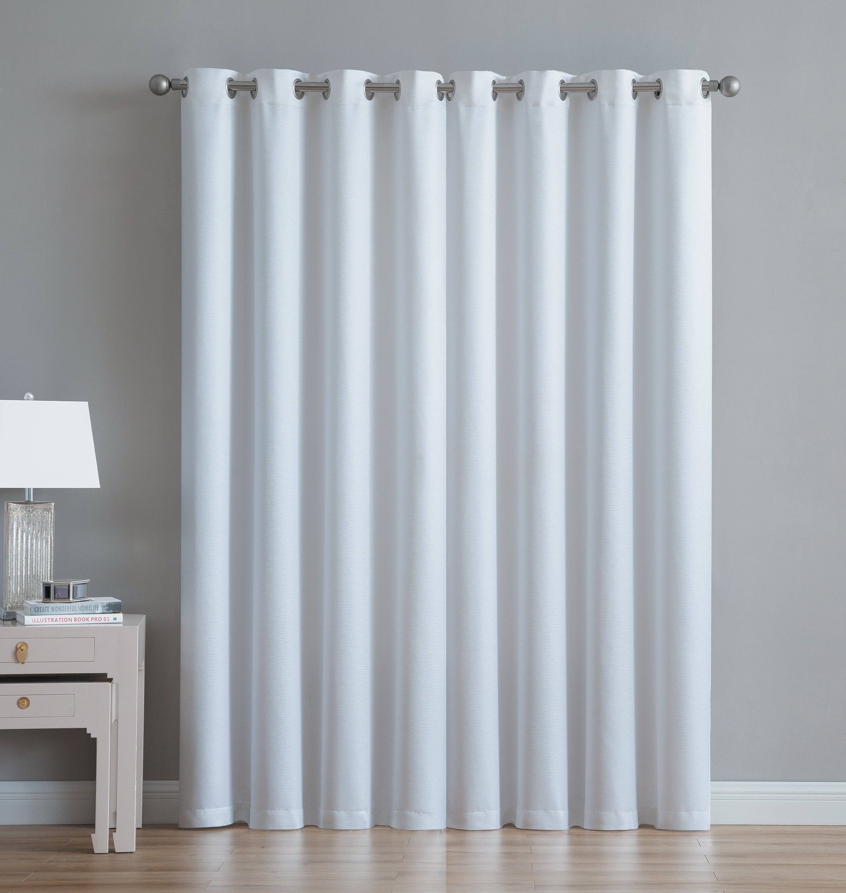 Linen Mart – wholesale Curtain – Abstract Grommet Top Thermal Insulated Blackout Window Curta14