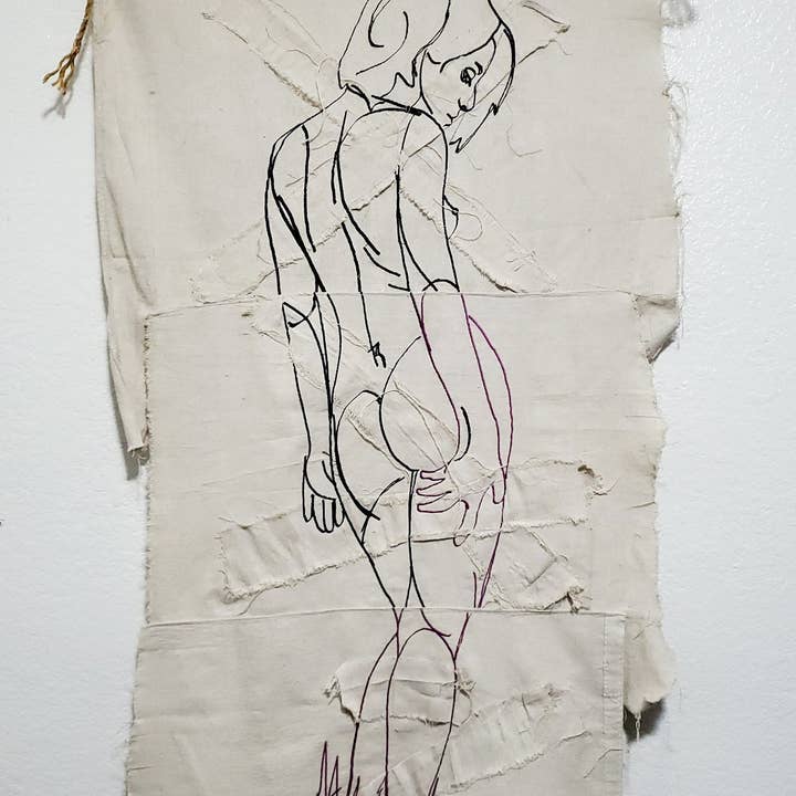 Morning Girl - Stickerei - Wandteppich für den Großhandel von SticksandLasers