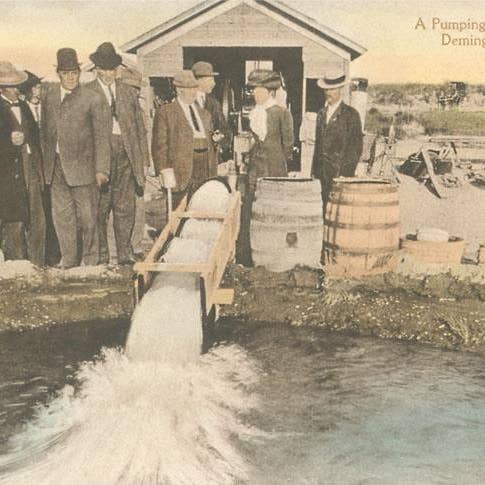 Found Image Press - Wholesale Art Print - Art Print NM-301 Pumping Plant, Deming, New Mexico0