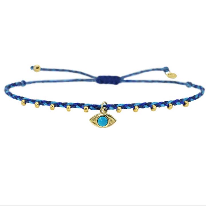 Angel Evil Eye Anklet for wholesale by OIYA