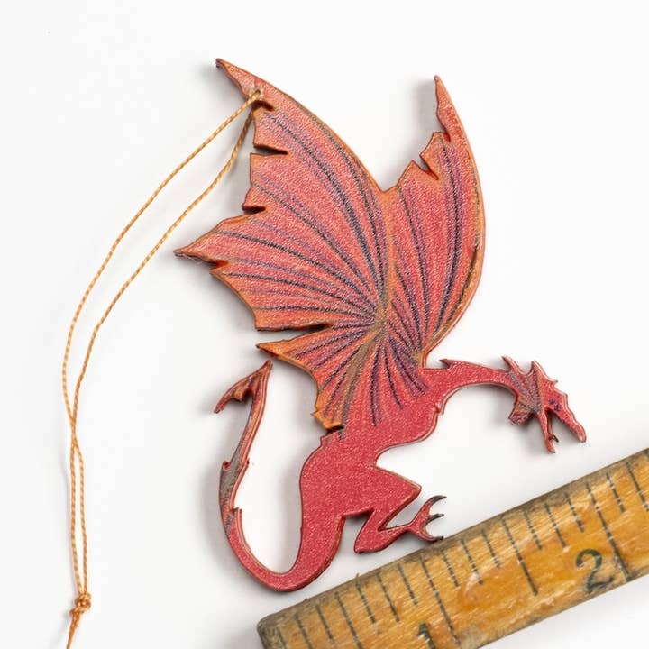 Tulia's Artisan Gallery – Engroshandel Pynt – Walisisk Drage Træpynt0