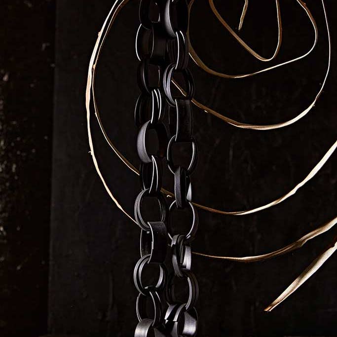 Long RUBBER CHAIN Necklace for wholesale by Frank Ideas