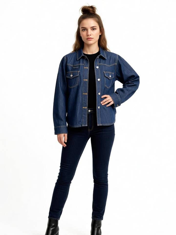 GIACCA IN JEANS DONNA per la vendita all'ingrosso da parte di Kis 2