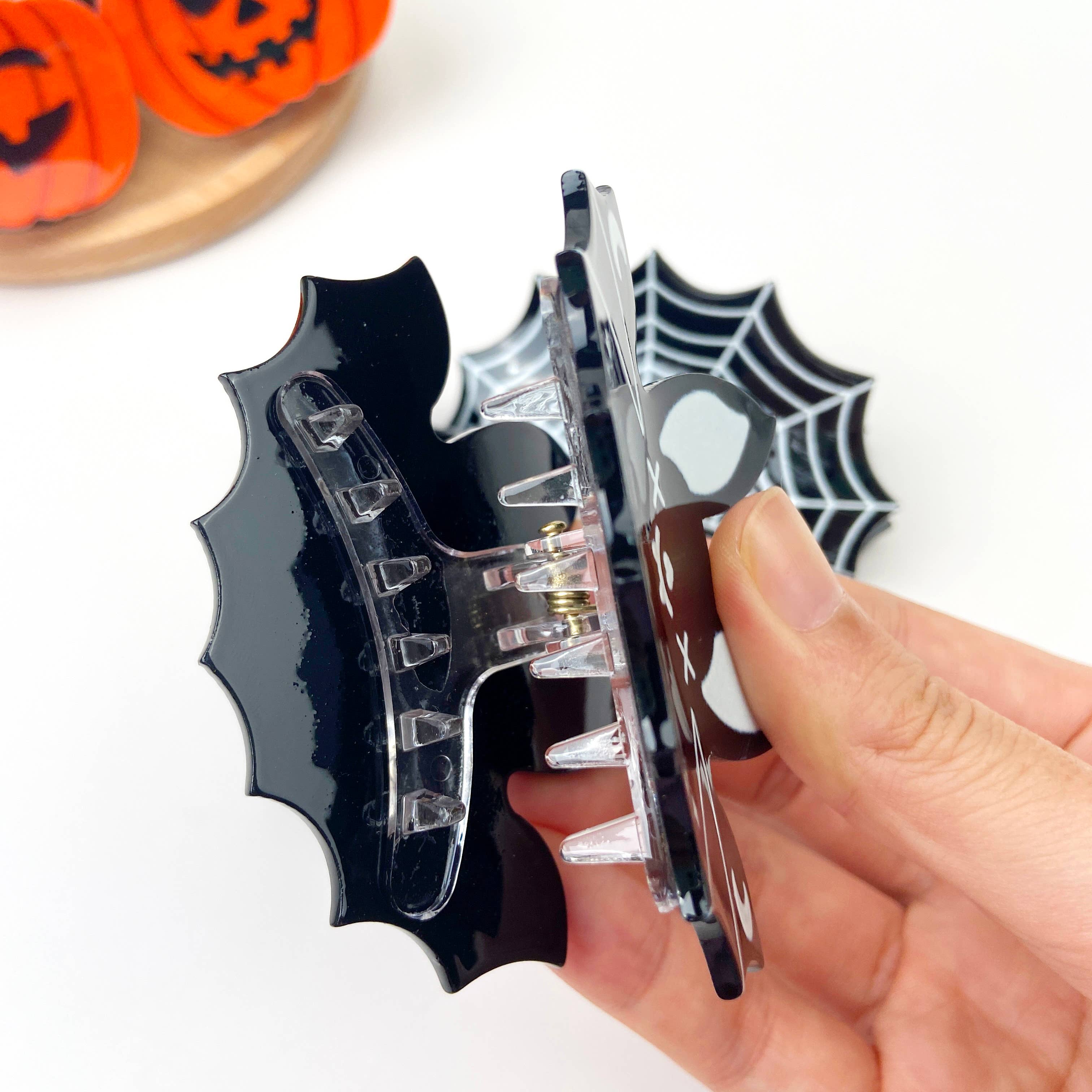 mildstyles - Venta al por mayor Horquilla para el pelo - Mujer - Clip para el cabello de murciélago lindo de Halloween de 7,6 cm4