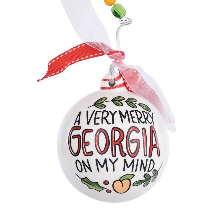 Glory Haus - Wholesale Ornament - Very Merry Georgia Christmas Ornament