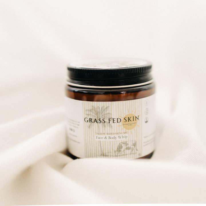 Grass Fed Skin - Wholesale Body Balm/Butter - Tallow Face & Body Whip4