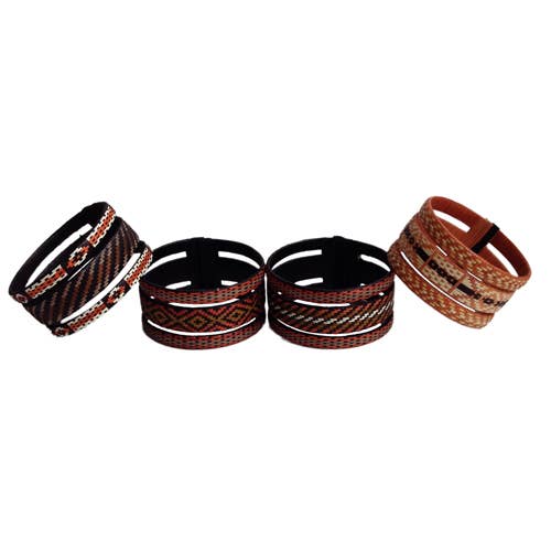 One World Projects - Wholesale Bangle Bracelet - Three Piece Cana Flecha Bracelet3