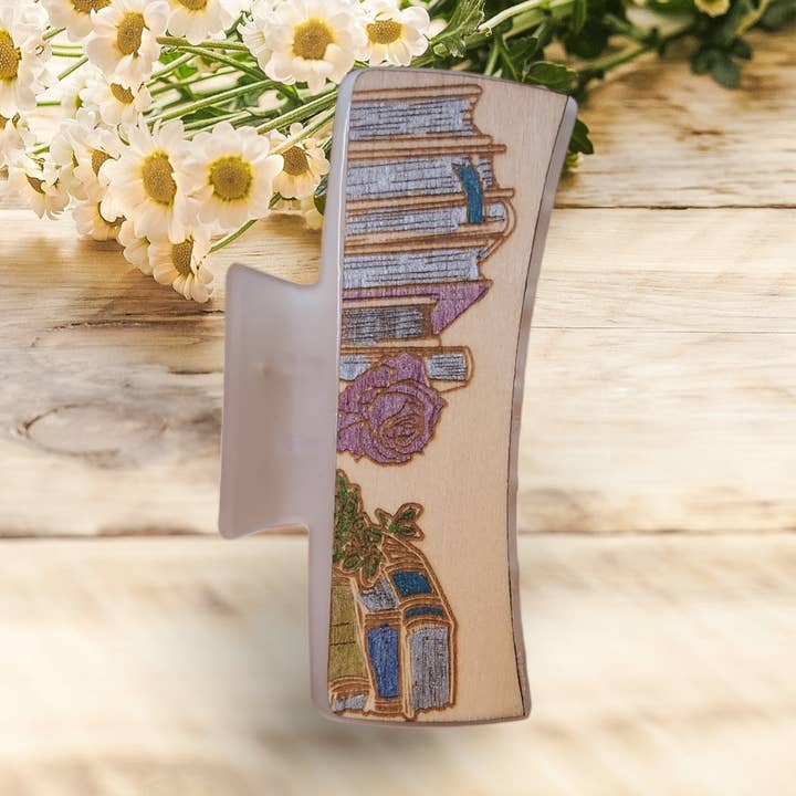 Readers Hairclip, Book Lovers Hairclip or Hairclaw for wholesale by PattisonPlace