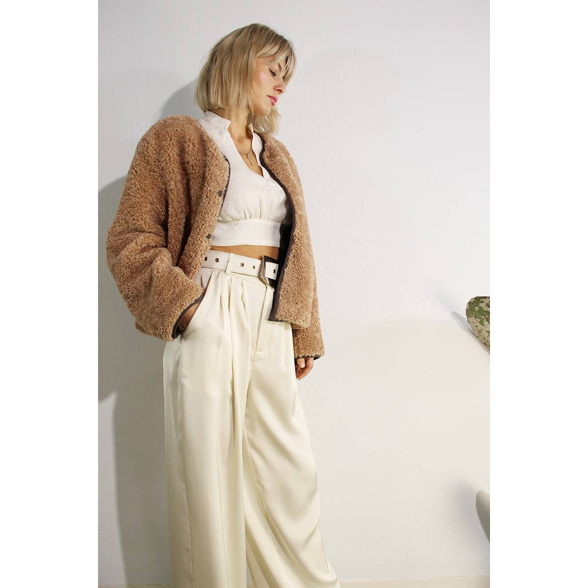 BROWN TONE TEDDY BEAR JACKET  for wholesale on Faire11