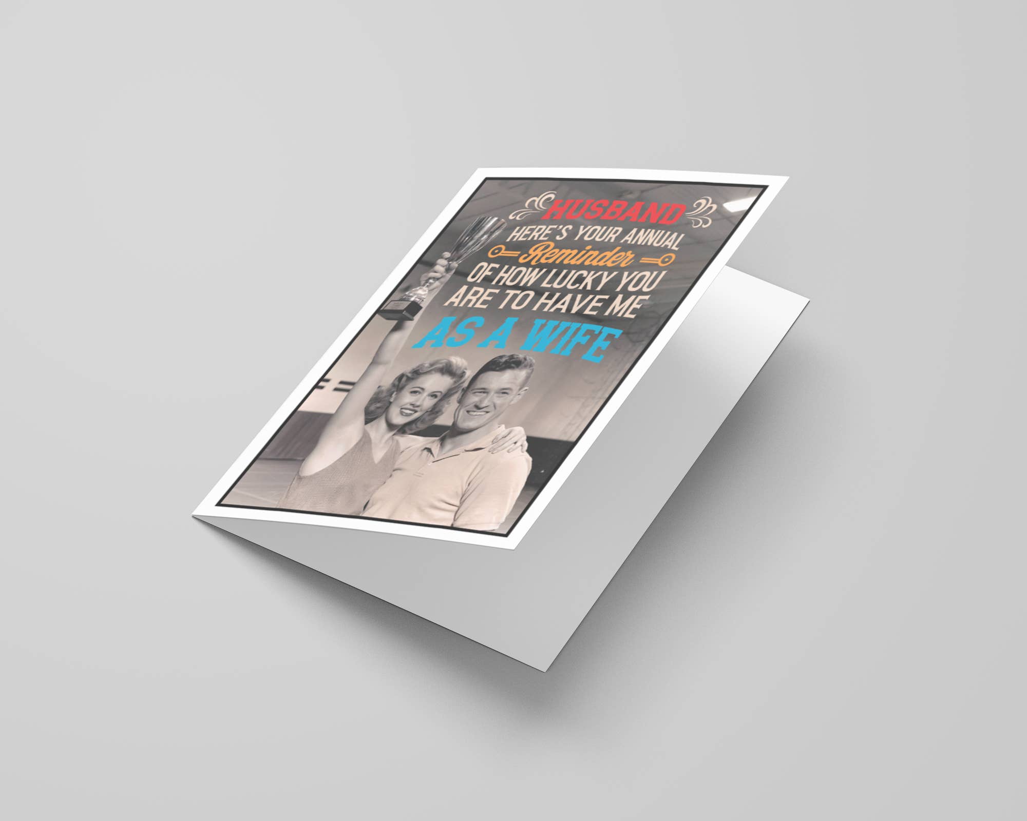 Katie Doodle | Boutique Greeting Cards & Birthday Gifts - Wholesale Valentine's Day Card - Handmade Vintage Cute Funny Valentine Cards for Him, Husband6