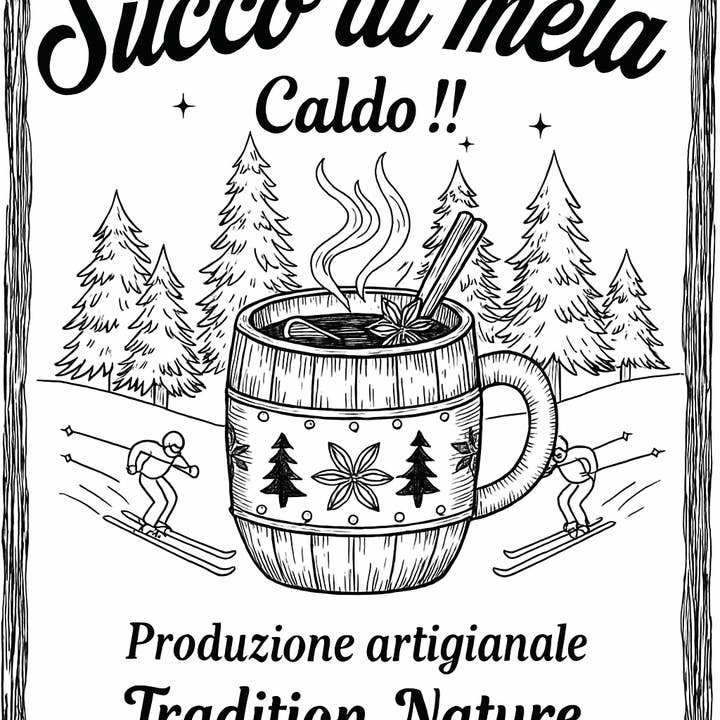 Tradition Nature - Wholesale Hot Cocoa Mix/Kit - HOT APPLE JUICE - Spice Mix for about 6 liters5