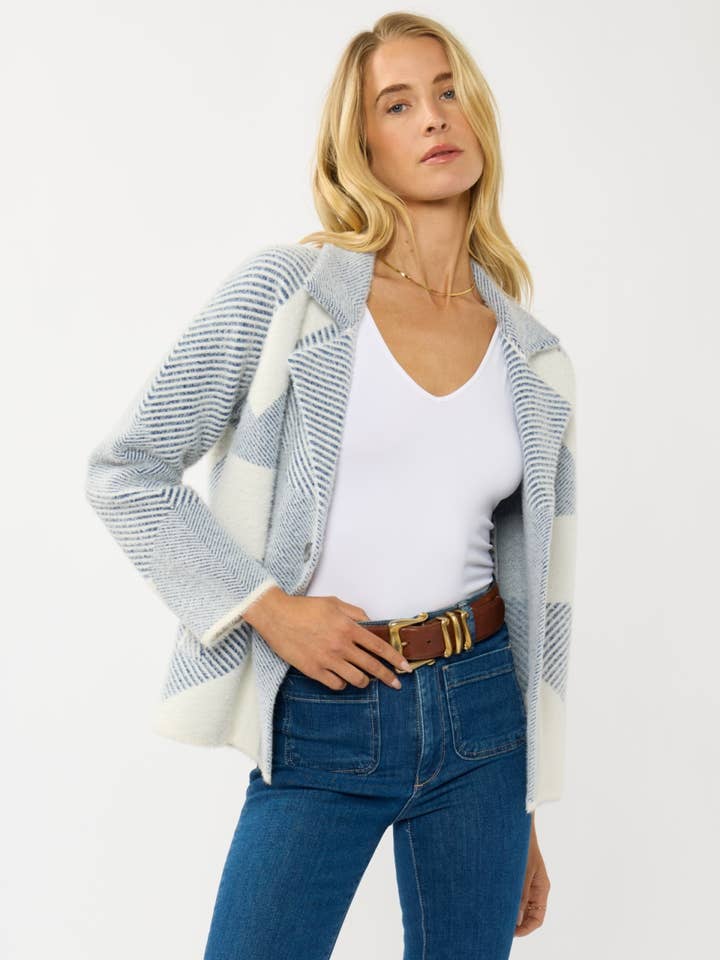 Double Breasted Sweater Jacket for wholesale by Lovestitch