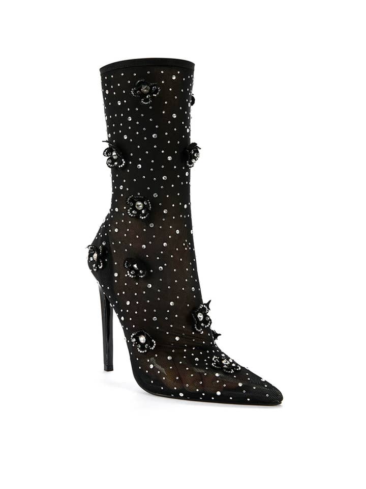 Azalea Wang - Wholesale Booties - Women's - SMARLOWE BLACK STILETTO BOOTIE