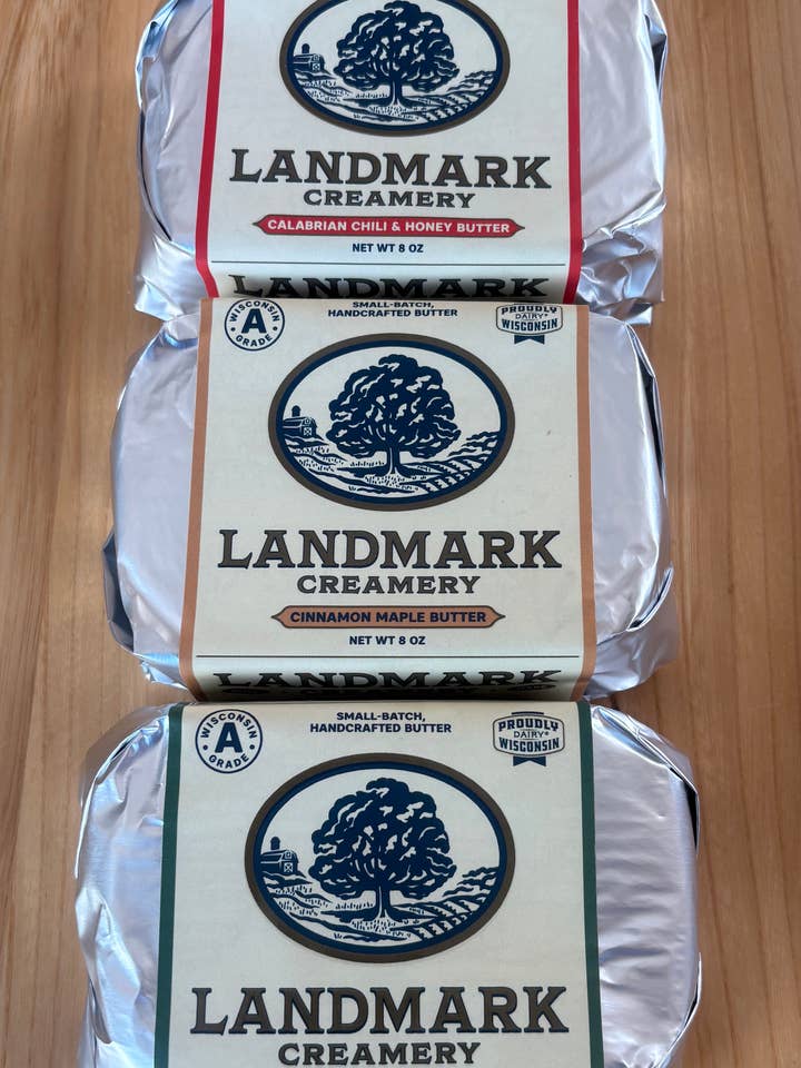 Cultured Cinnamon Maple Butter * US Cheese Champ Gold Medal for wholesale by Landmark Creamery, LLC