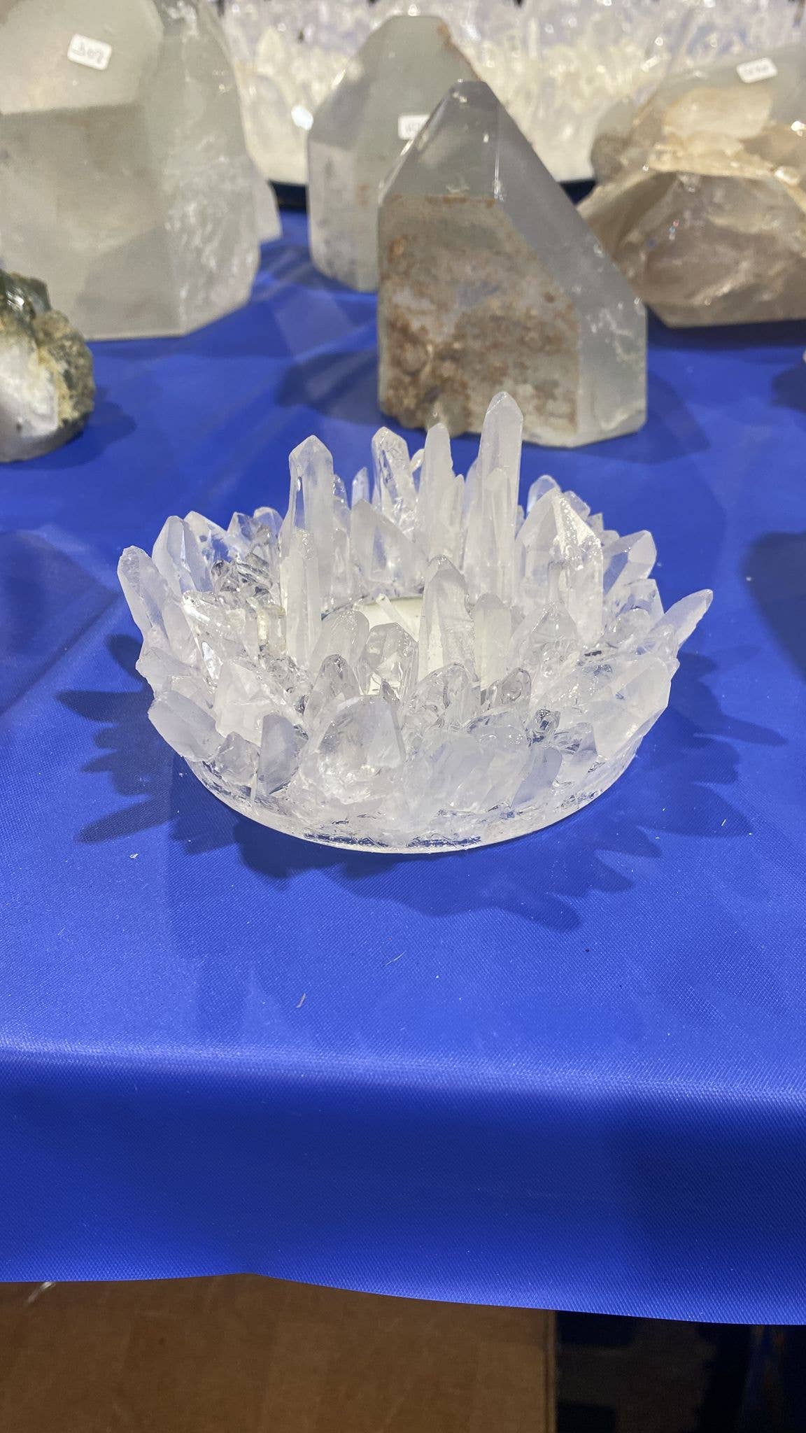 Quasar Gems USA – Großhandel Kerzenhalter – Kerzenhalter aus lemurischem Quarz1