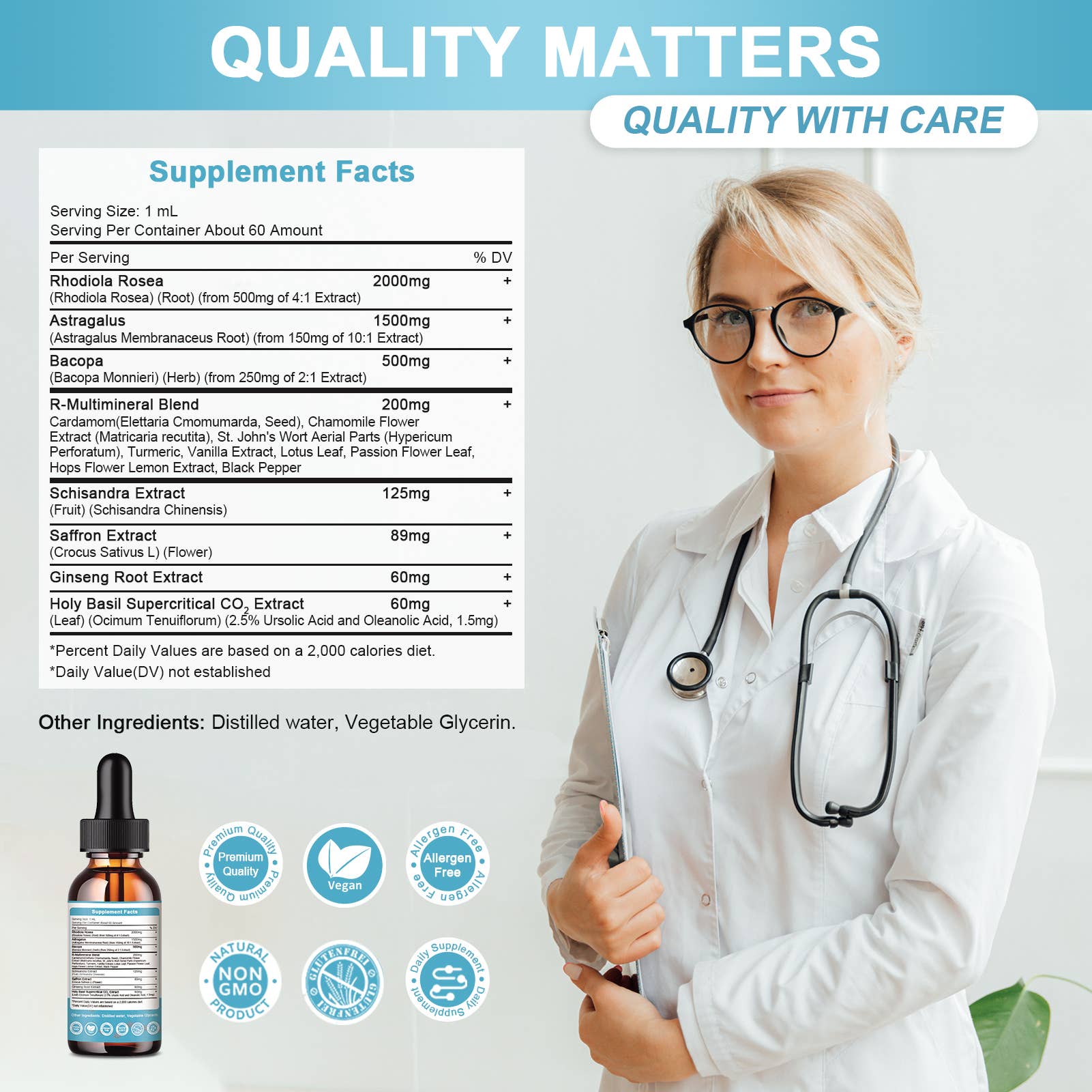 GreenPeople - Vente Supplément oral/vitamine - GREENPEOPLE (Lot de 12) Gouttes de Rhodiola Rosea Teinture 16-en-16