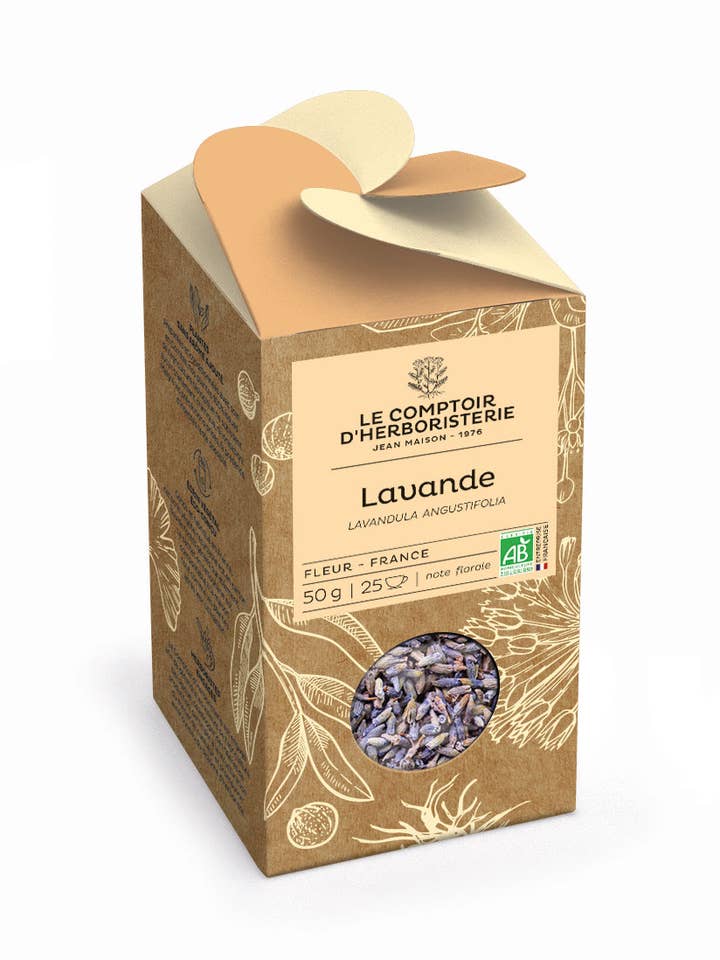 BIO-LAVENDEL-AUFGUSS BLUME FRANKREICH 50G für den Großhandel von LE COMPTOIR D'HERBORISTERIE