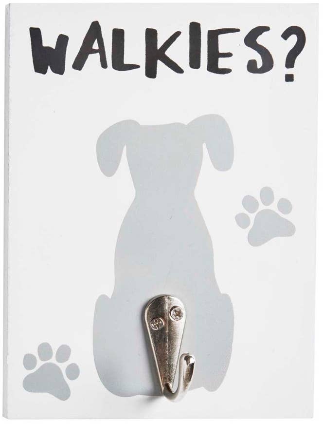 Gainsborough Giftware x Portland Living – wholesale Wall hook – 'Walkies' Dog Hook Sign, 13.5cm1