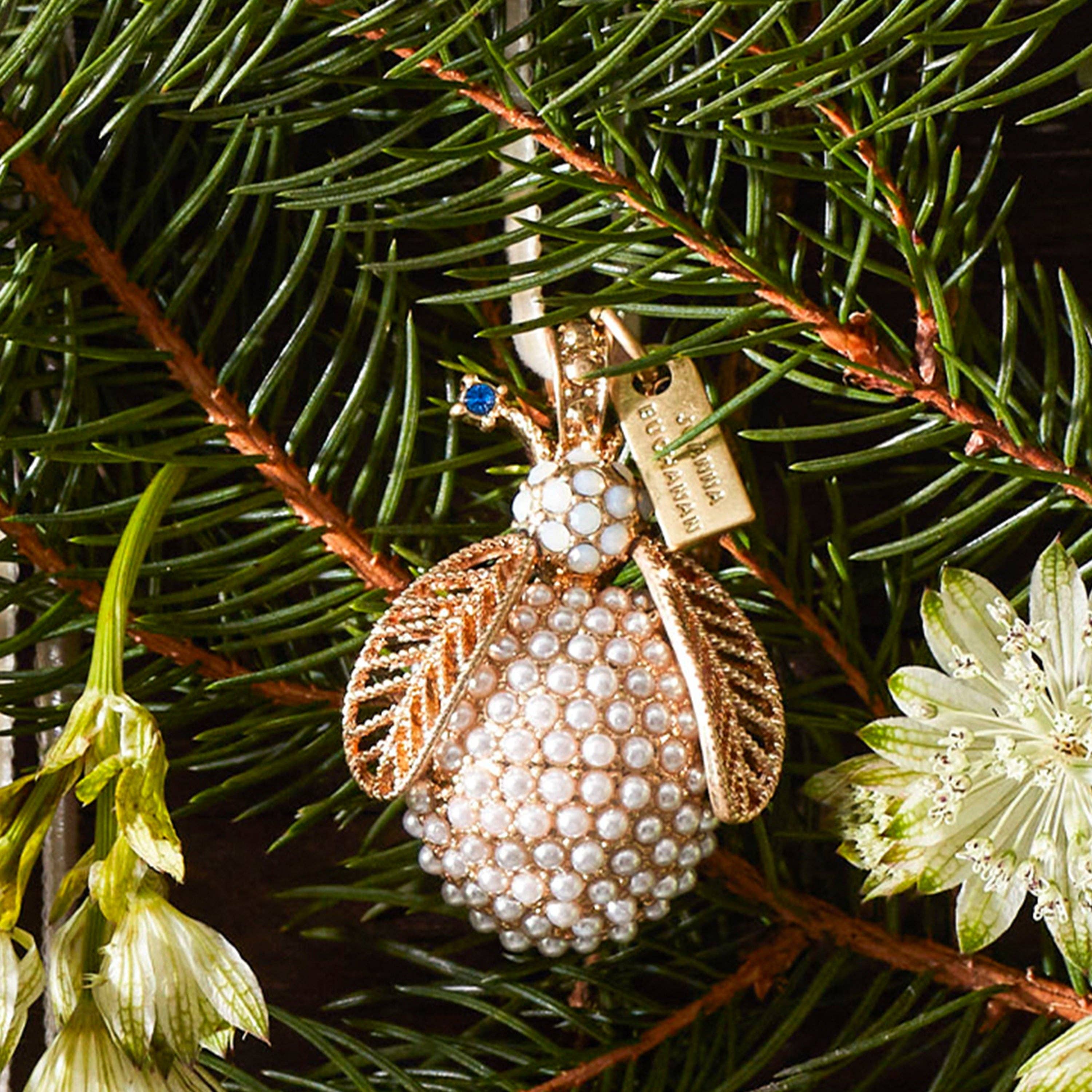 Joanna Buchanan - Wholesale Ornament - Pearl bug hanging ornament5