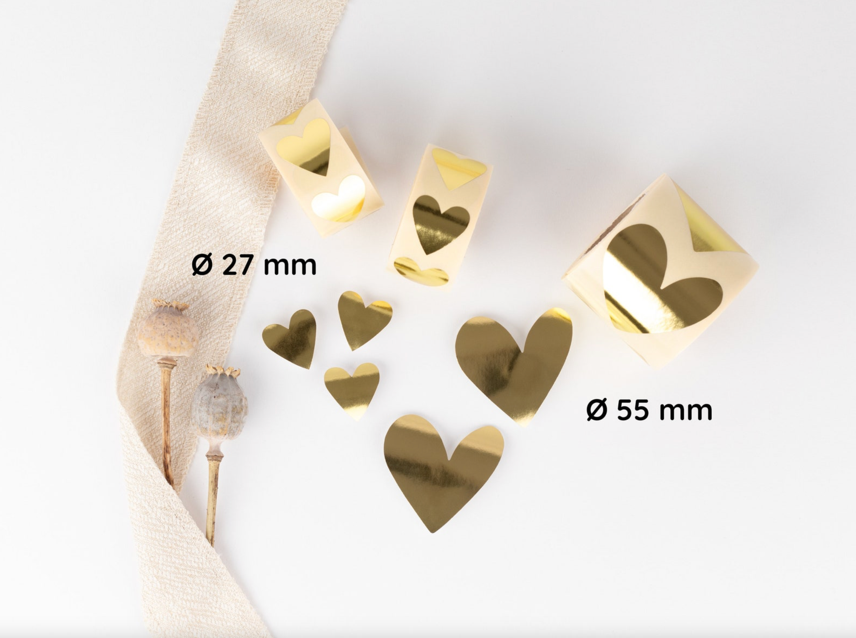 liebevoll verpackt – wholesale Klistermärke – Hjärtklistermärken1