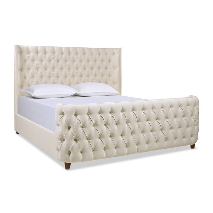 Brooklyn Tufted Bed Headboard and Footboard Set for wholesale by Jennifer Taylor Home