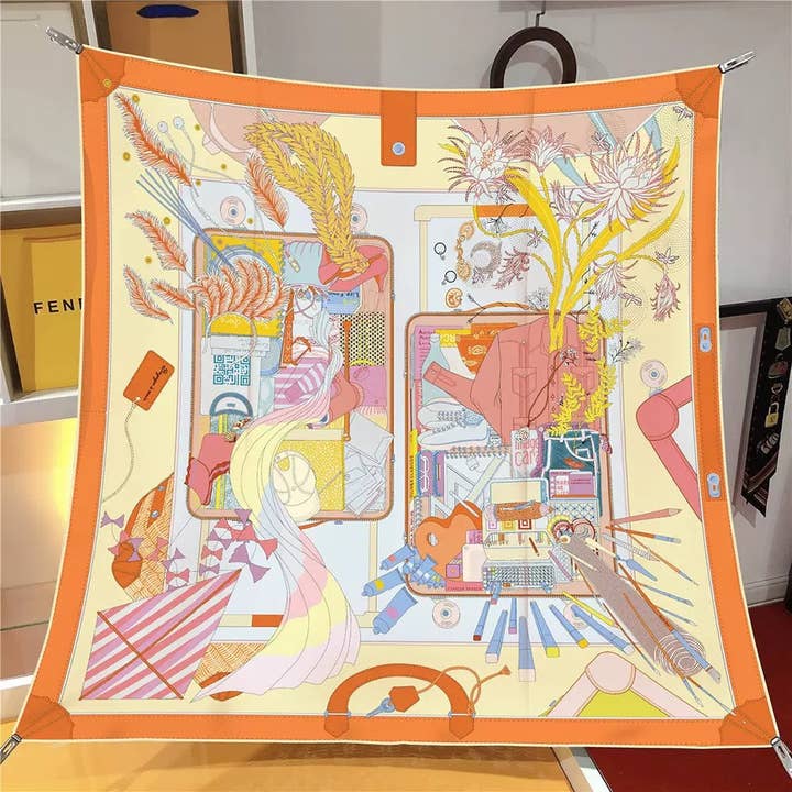 Marayn - Wholesale Scarf - Women's - Luxury Silk Scarf Versatile Style Sun Protection42