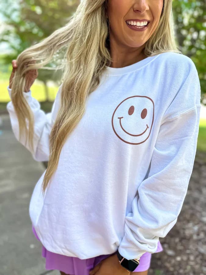 Talk A Little Nicer To Yourself Today Puff Graphic Crewneck for wholesale by birdie