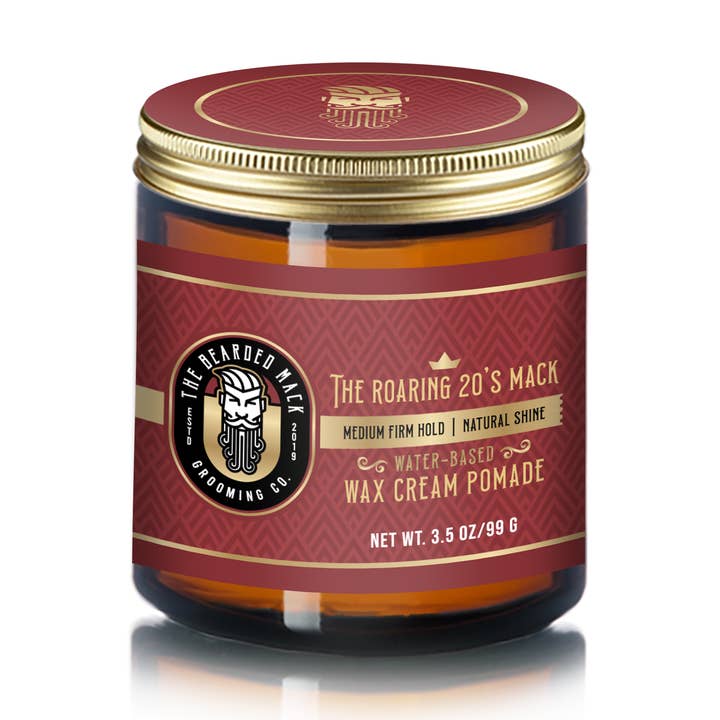Wax Cream Pomade for wholesale by The Bearded Mack Grooming Co
