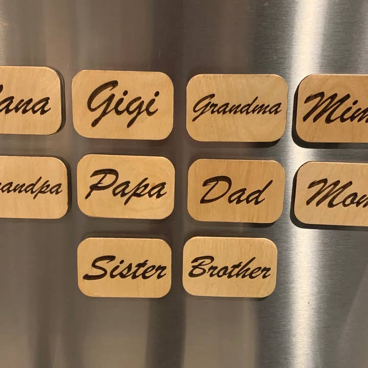 Vanliga efternamn Rektangelmagneter för wholesale av Water House Patio