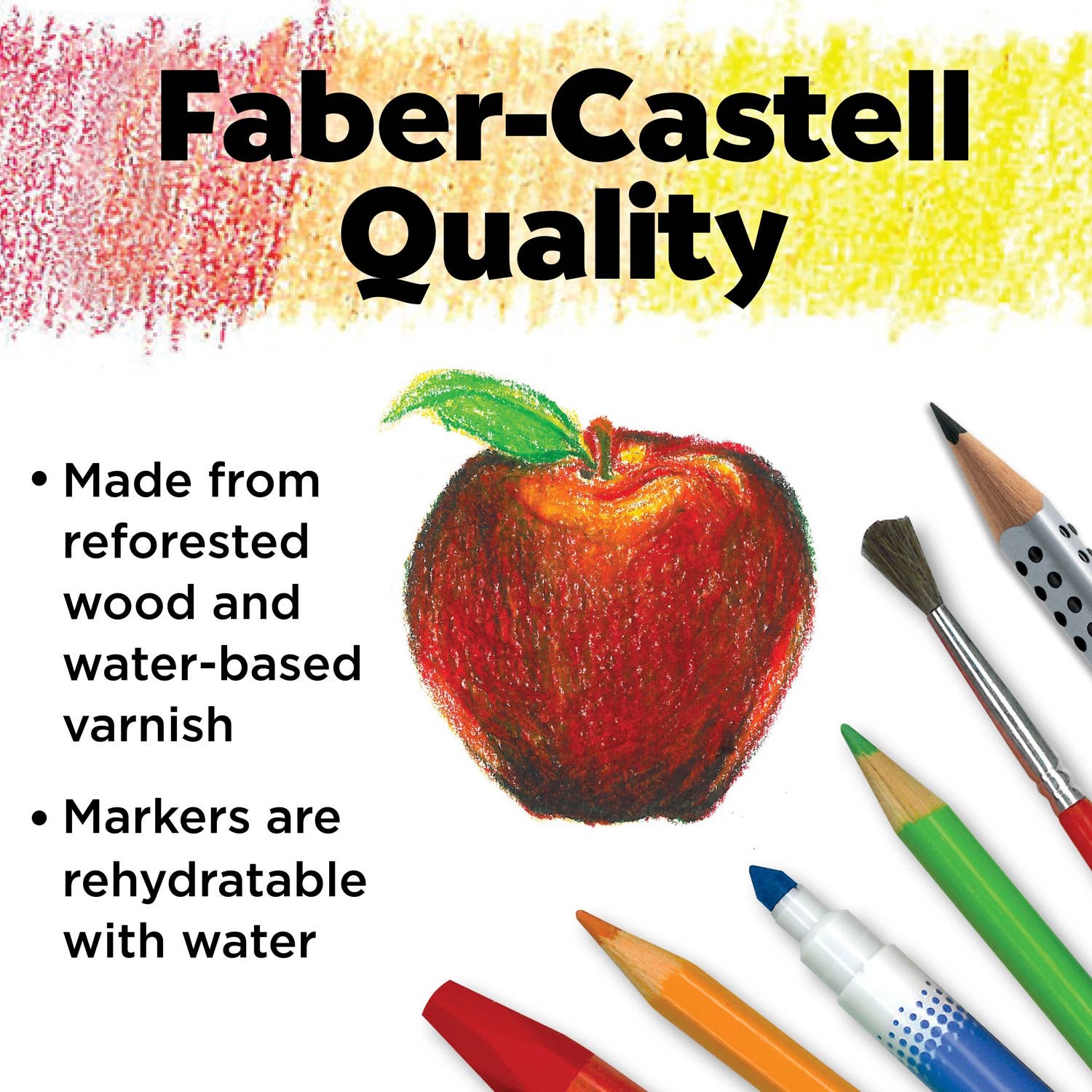 Faber-Castell / Creativity for Kids - Wholesale Art Set - Kids & Baby - 64- Piece Young Artist Essentials Art Set Gift Set for Kids5