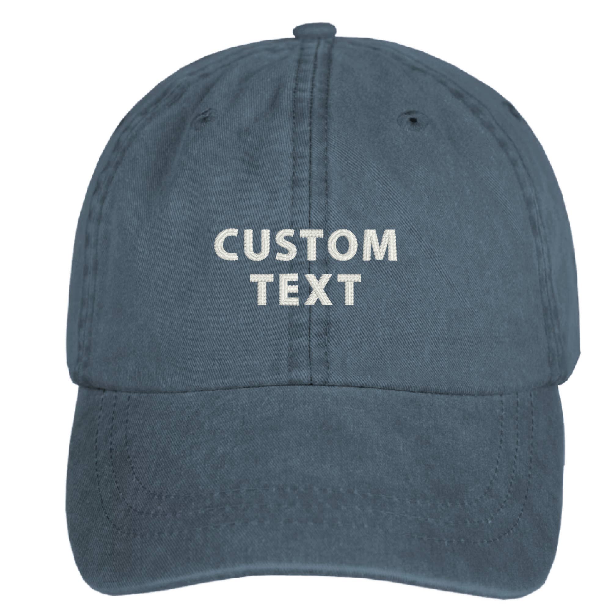 Gracie Designs - Wholesale Baseball Cap - Unisex - Custom Text Minimalist Dad Hat -  Embroidered Ball Cap6