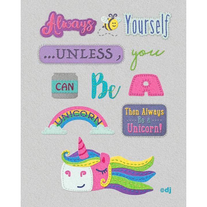 Unicorn Saying for wholesale by Paper Lion Art