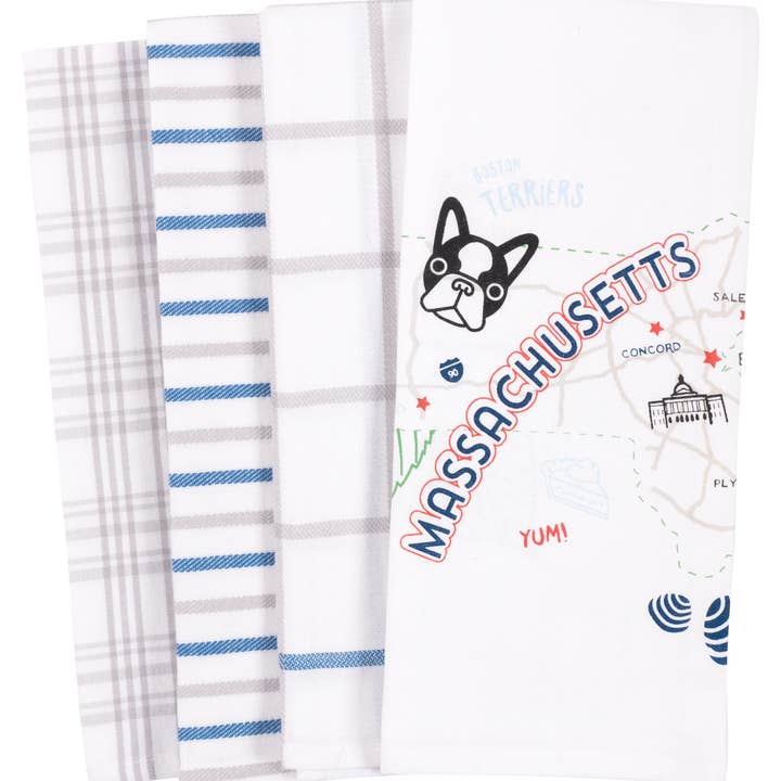 KAF Home - Wholesale Tea Towel - KAF Home State Themed Pantry Tea Towels, Cotton 18" x 28"4