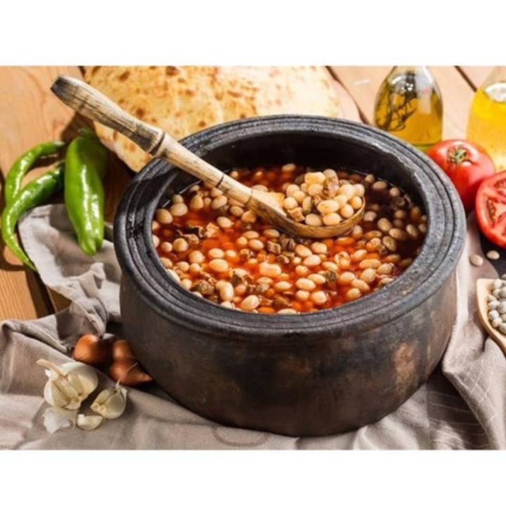 Hakan - Wholesale Cooking pot - Twice-baked Terracotta, Unglazed Clay Cooking Pot with Lid2