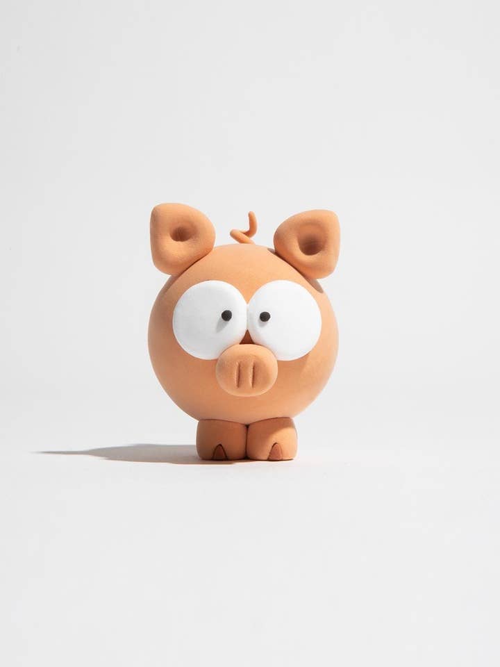 Pig | Clay Sculpture Kit for wholesale by Zoolessbox®