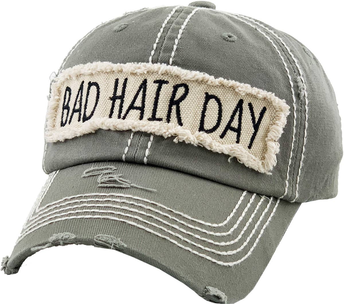 KBETHOS - Vendita all'ingrosso Cappellino da baseball - Donna - Berretto a sfera vintage lavato Bad Hair Day25