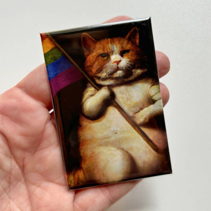 Magnet - Pride Kitty for wholesale by The Wolfshop
