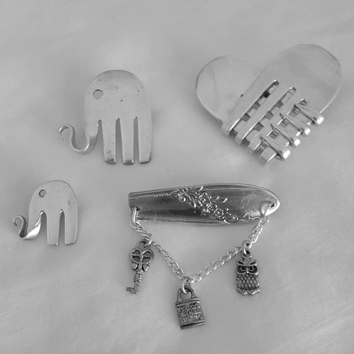 Silver Plated Beautifully Designed Lapel Pin for wholesale by Silver Chest Creations