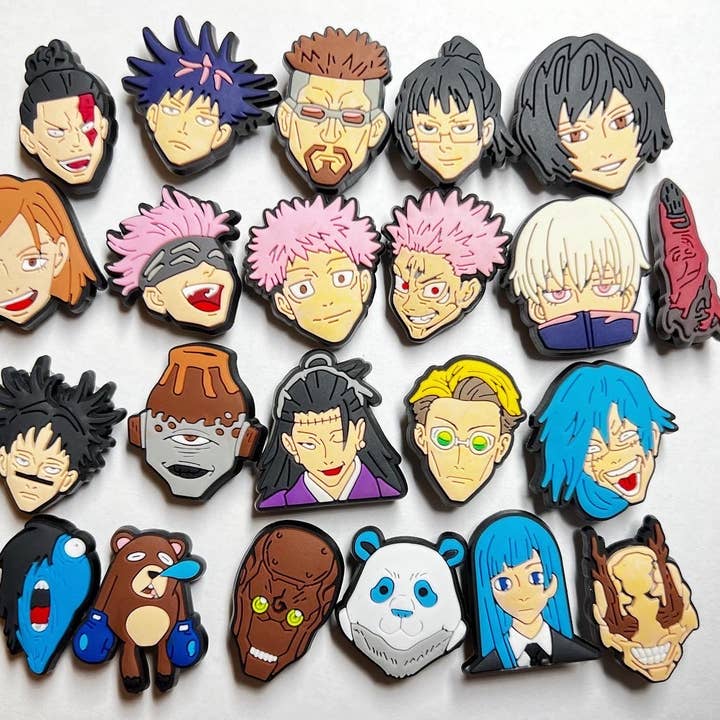 Jujutsu Kaisen Croc shoe charms Shoe Decal Charms JuliesDecal anime charms for wholesale by JuliesDecal