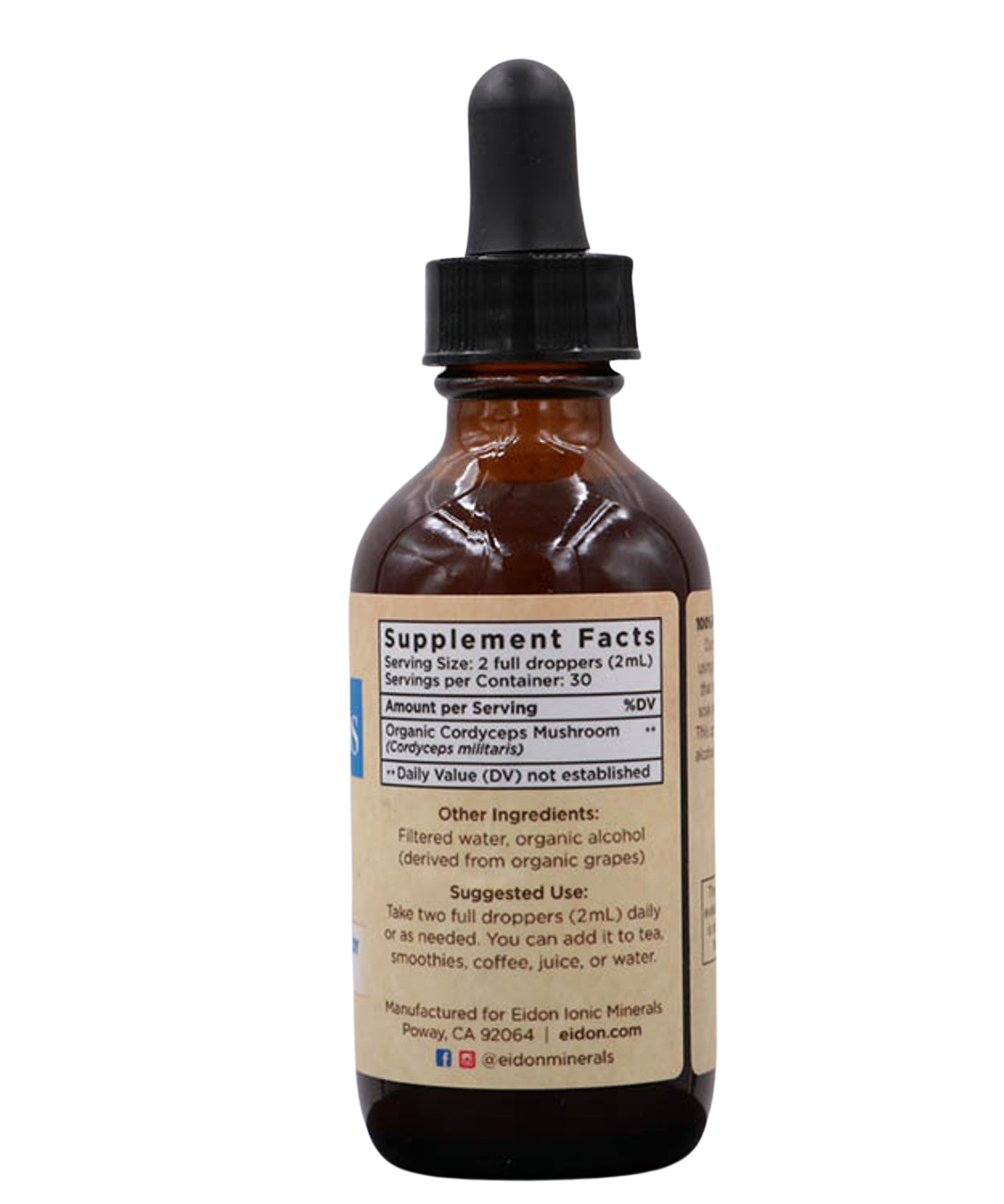Eidon Ionic Minerals - Wholesale Oral Supplement/Vitamin - Cordyceps Mushroom Liquid Extract1