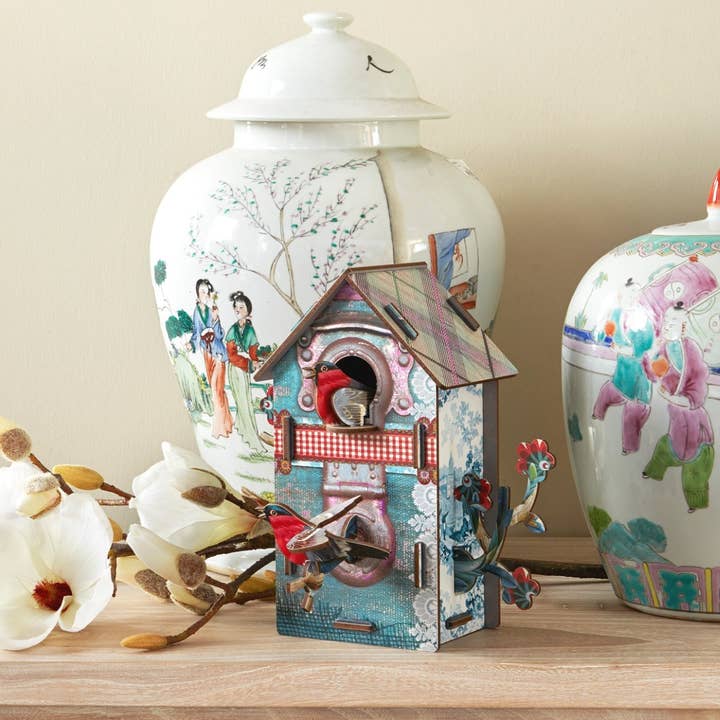 Miho Unexpected Things - Wholesale Wall Accent - Miho - Decorative Birdhouse (medium) - Playmates2