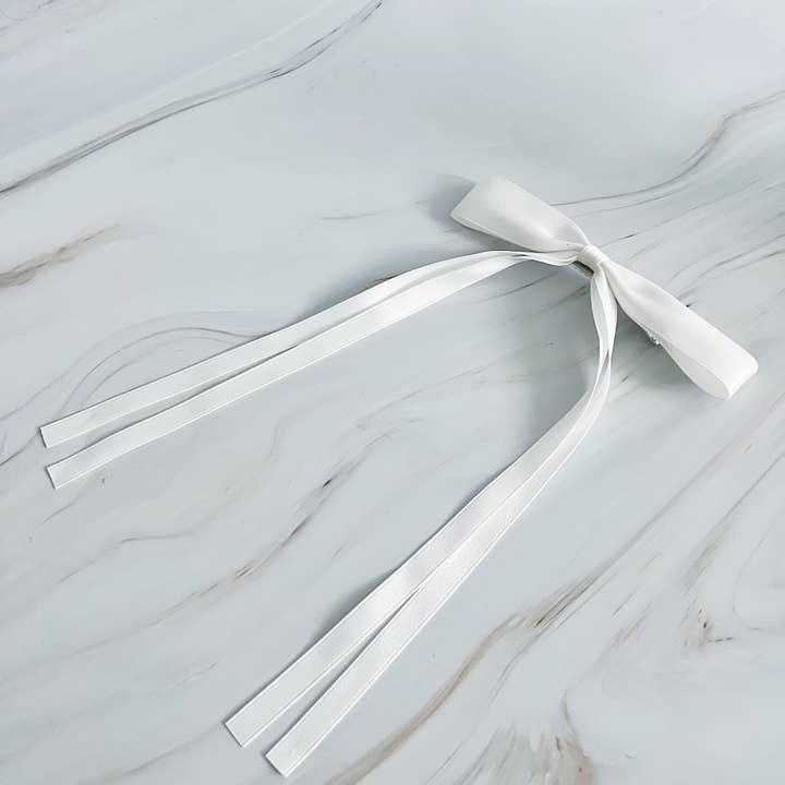 Ellison+Young - Wholesale Hair Clip - Women's - Ballerina Slim Bow Hair Clip Set Of 4