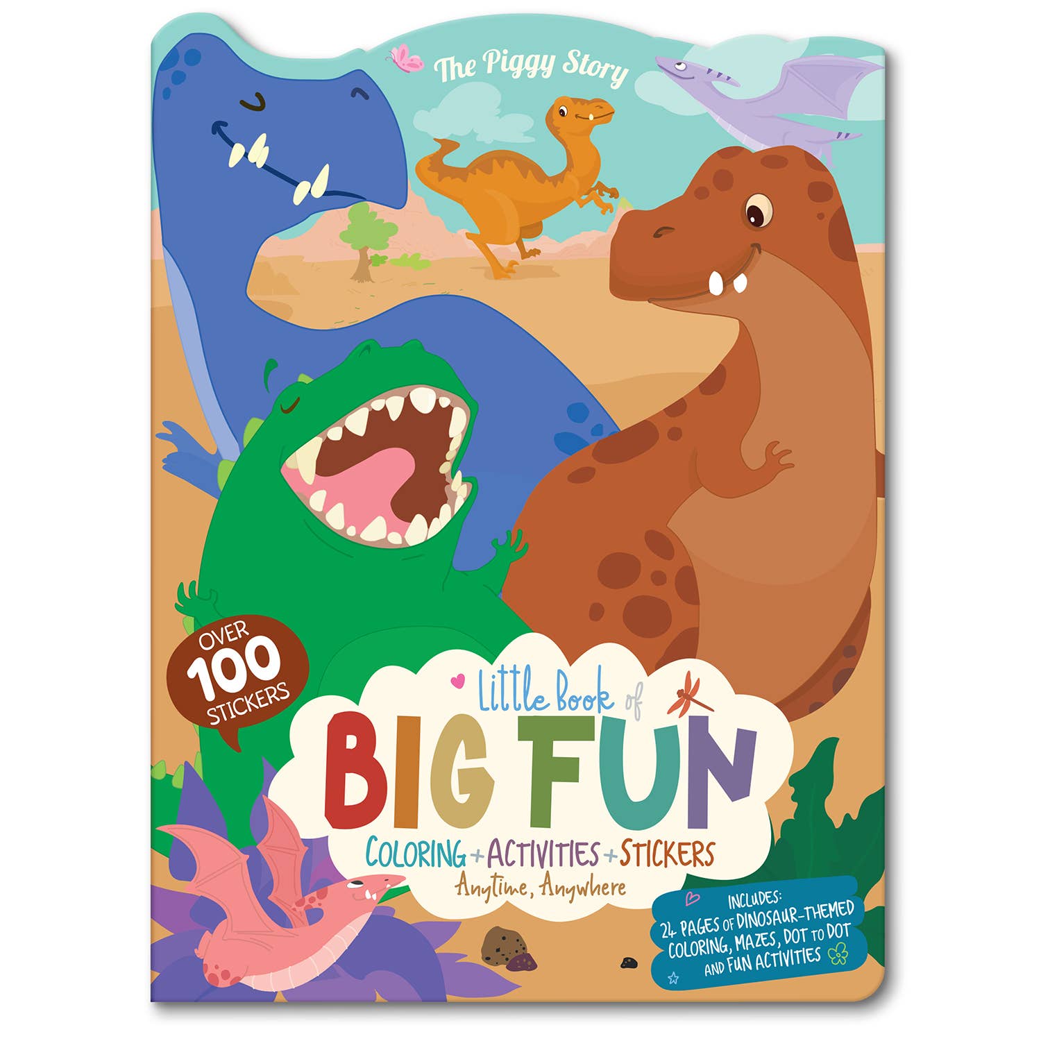 The Piggy Story - Wholesale Coloring & Activity Book - Kids & Baby - Little Book of Big Fun Activity Book | Dinosaur World1