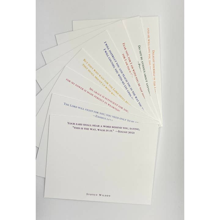 Personalized Encouraging Bible Verses Stationery Variety Pack | Christian Gift | Baptism Gift | Religious Gift | Motivat for wholesale by The Winsome Life Stationery