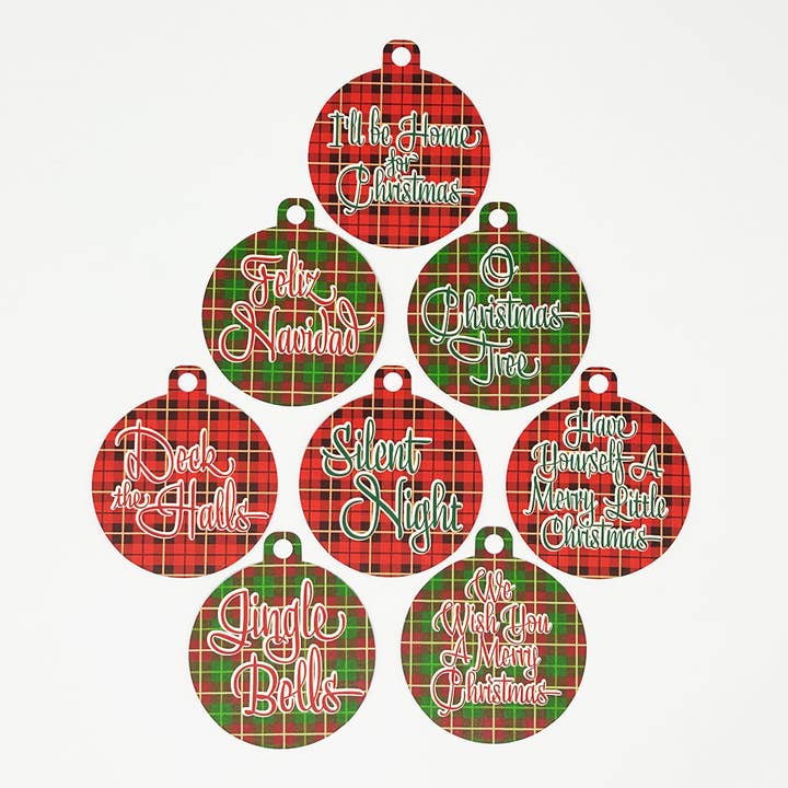 CHRISTMAS GIFT TAGS - 8 PACK for wholesale by SoundSentiments