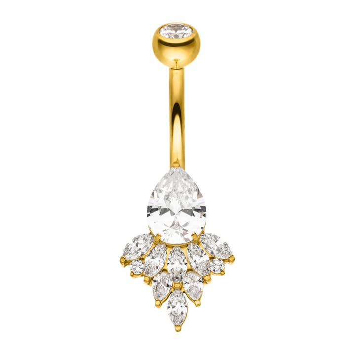 Schmuckgroßhandel - Vente Piercing de nombril - Piercing oriental pour le ventre | Titane