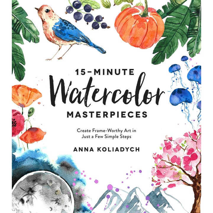 Macmillan Publishers - Wholesale Arts & Entertainment - 15-Minute Watercolor Masterpieces: Create Frame-Worthy Art