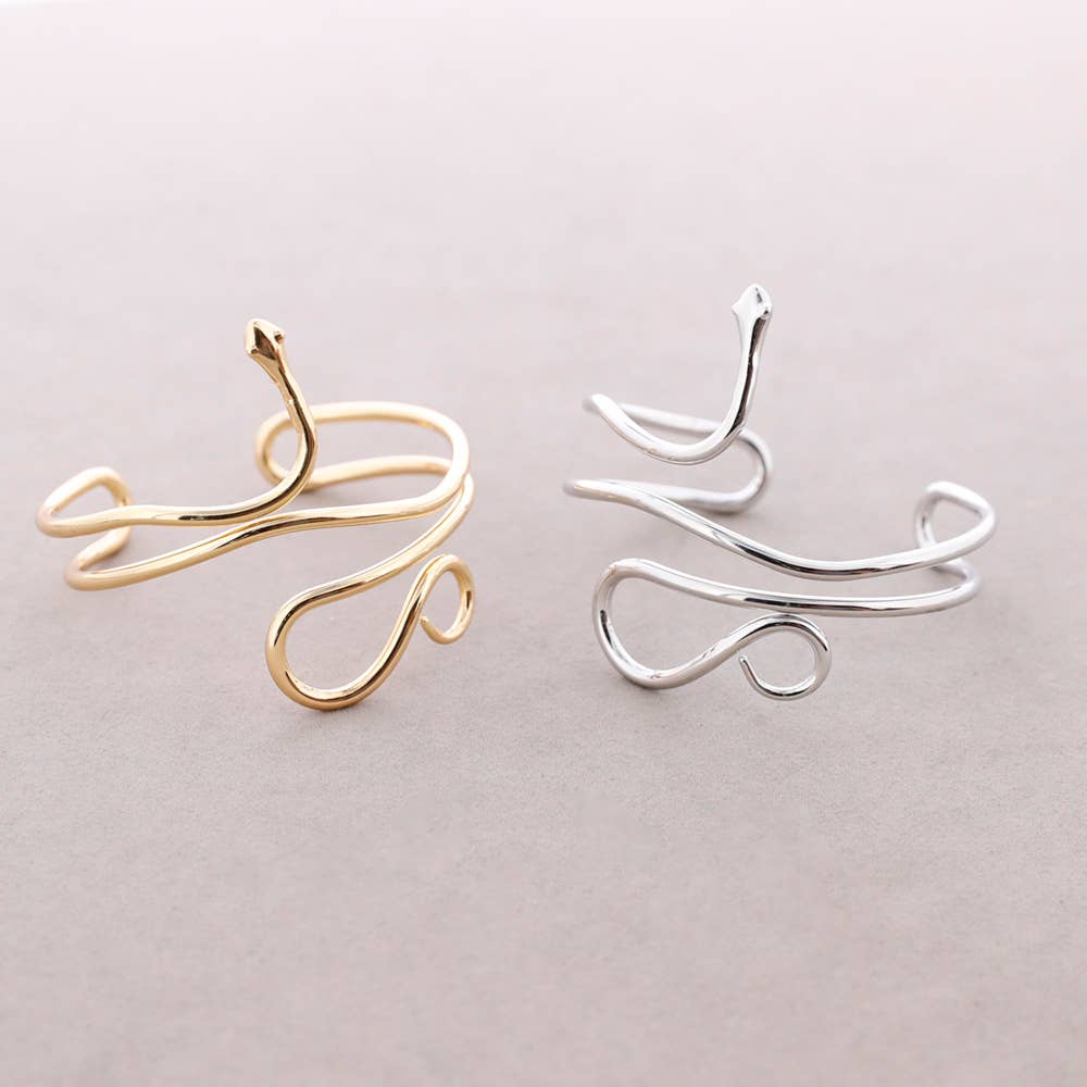 Sonata - Wholesale Snap Jewelry - Adjustable Metal Snake Bracelet2