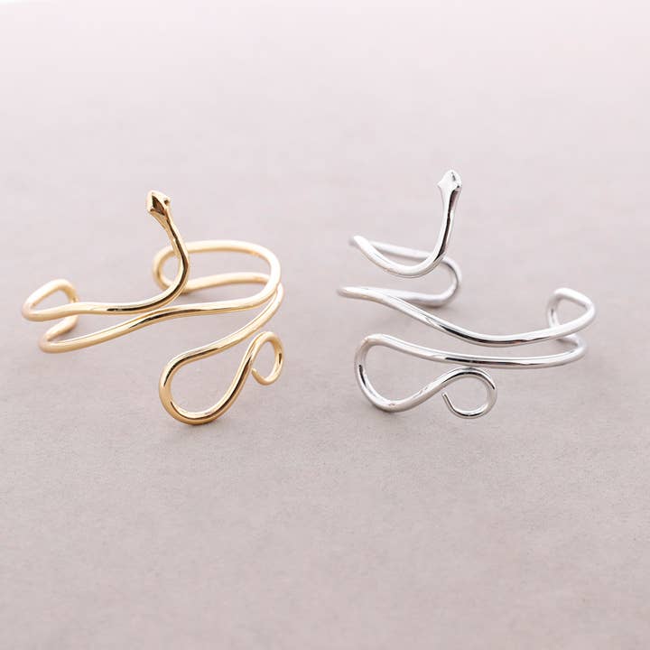 Sonata - Wholesale Snap Jewelry - Adjustable Metal Snake Bracelet2