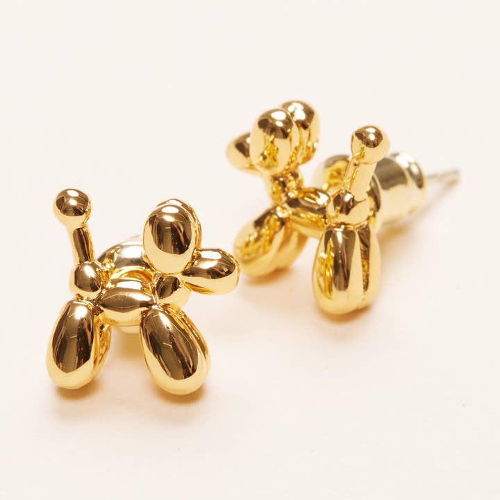 Brincos Poodle Stud por atacado de Shapes Studio